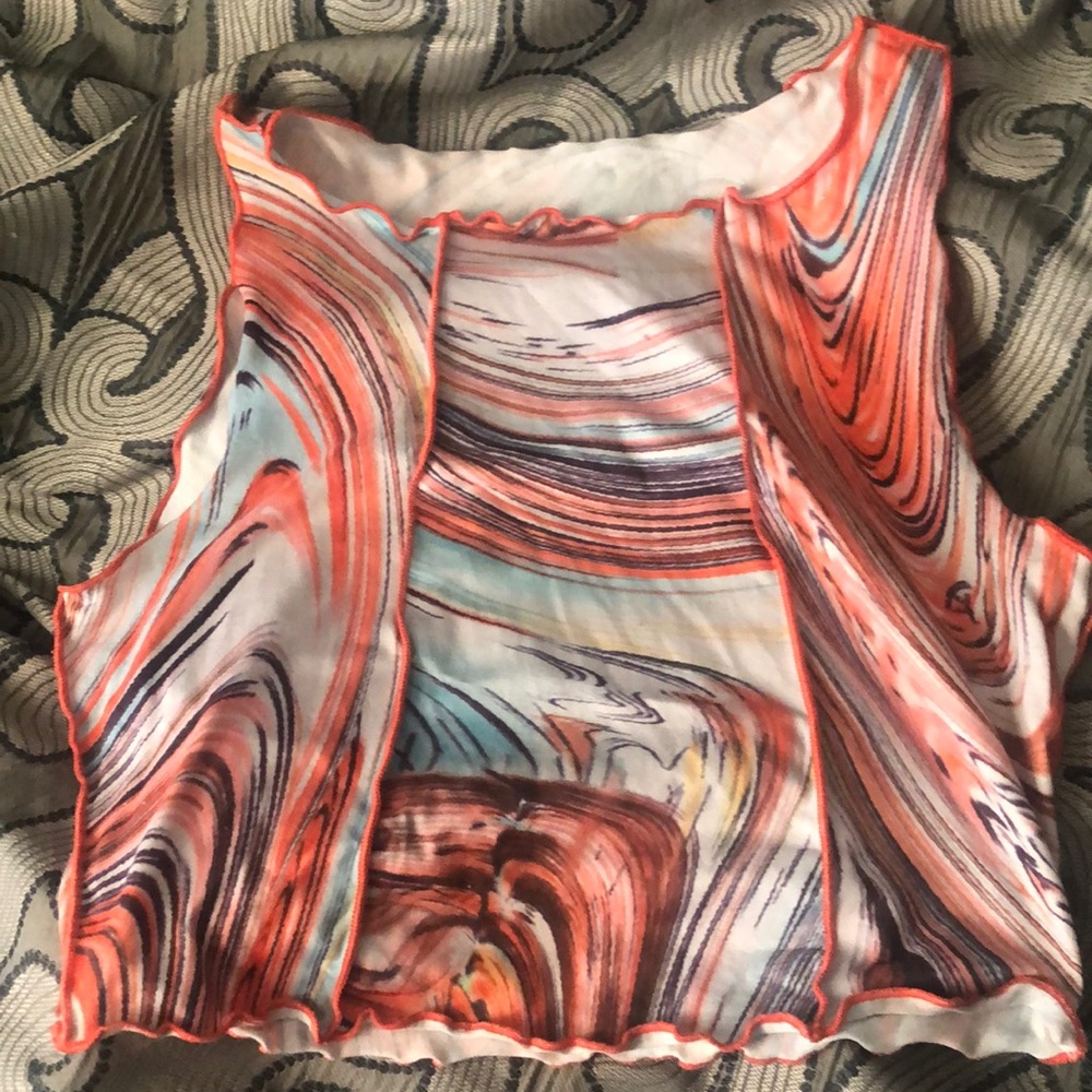 crop top with colors